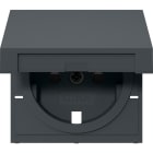 GIRA - Abd. SCHUKO-Steckd. KD + SH System 55 Anthrazit