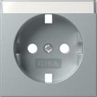 GIRA - Abd. SCHUKO-Steckd. BSF System 55 F Alu