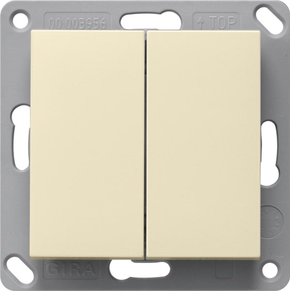 GIRA - RF Wandsender 2f KNX System 55 Cremeweiß
