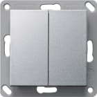 GIRA - RF Wandsender 2f KNX System 55 Farbe Alu