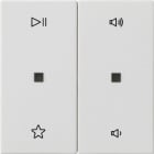 GIRA - Wippe 2f Audiostrg System 55 Reinweiß m
