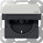 GIRA - SCHUKO-Steckd. KD + SH System 55 Edelstahl