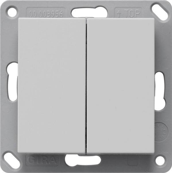 GIRA - RF Wandsender 2f KNX System 55 Grau matt