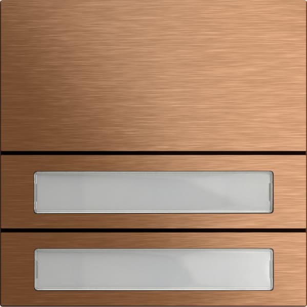 GIRA - Ruftastenmodul 2f System 106 Bronze