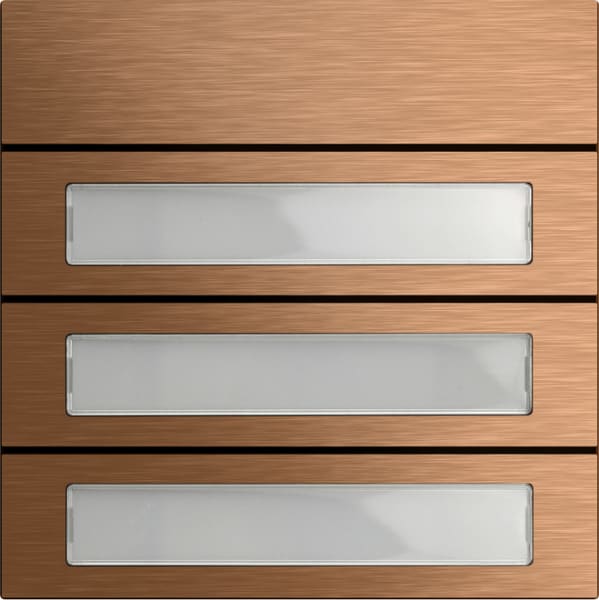 GIRA - Ruftastenmodul 3f System 106 Bronze
