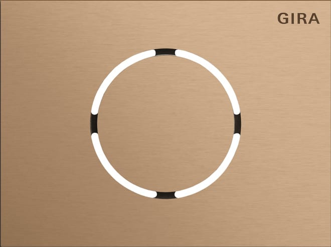 GIRA - Frontpl. Türstationsmodul System 106 Bronze
