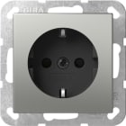 GIRA - SCHUKO-Steckd. SRK System 55 Edelstahl