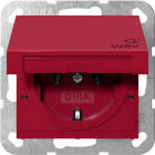 GIRA - SCHUKO-Steckd. KD WSV System 55 Rot