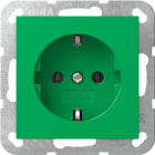 GIRA - SCHUKO-Steckd. System 55 Grün