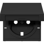 GIRA - Abd. SCHUKO-Steckd. KD System 55 Schwarz m