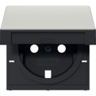 GIRA - Abd. SCHUKO-Steckd. KD System 55 Edelstahl(lack.)
