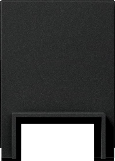 GIRA - Adapter Ltg.einf. Kanal 13 x 25 mm K/P System 55 Schwarz m