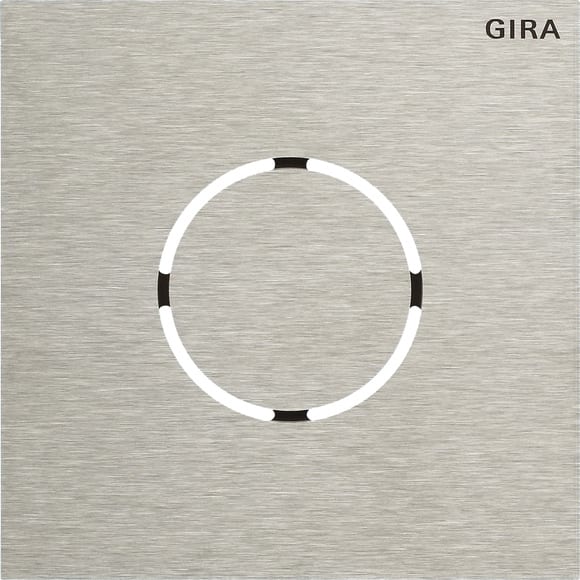 GIRA - Frontpl. Sprachmodul System 106 Edelstahl