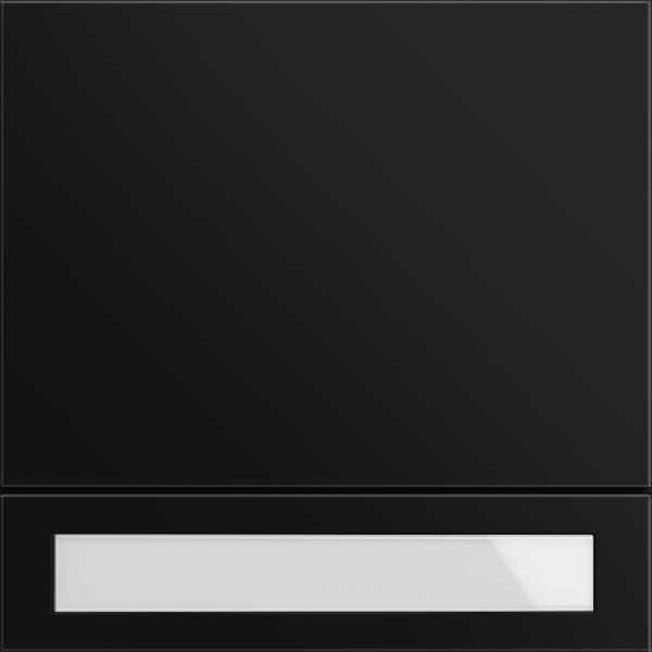 GIRA - Ruftastenmodul 1f System 106 Schwarz m
