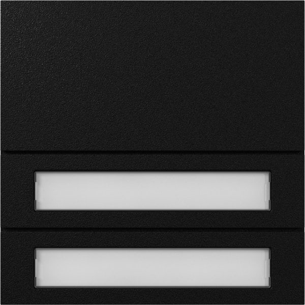 GIRA - Ruftastenmodul 2f System 106 Schwarz m
