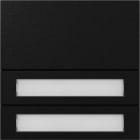 GIRA - Ruftastenmodul 2f System 106 Schwarz m