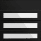 GIRA - Ruftastenmodul 3f System 106 Schwarz m