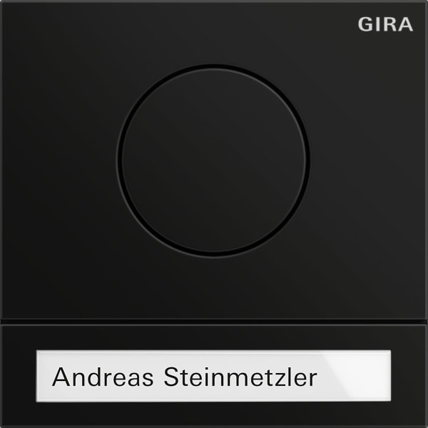 GIRA - Türstationsmod. System 106 Schwarz m