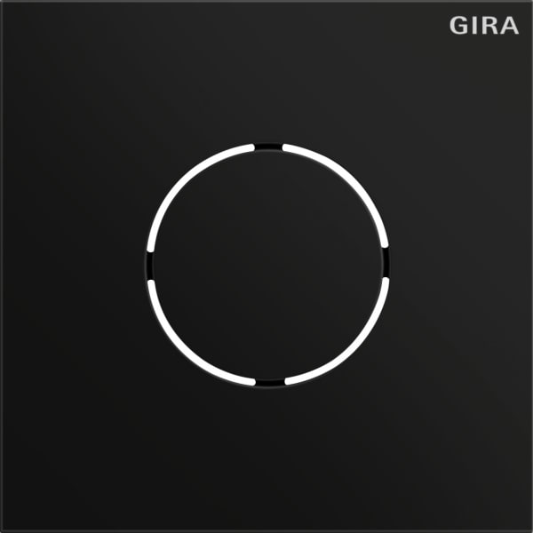 GIRA - Frontpl. Sprachmodul System 106 Schwarz m