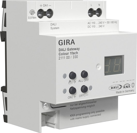 GIRA - DALI Gateway Colour 1f REG KNX Secure