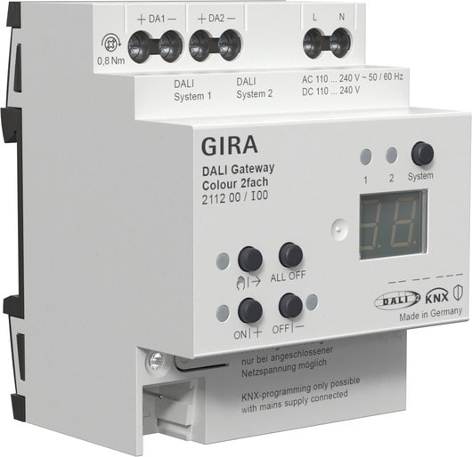 GIRA - DALI Gateway Colour 2f REG KNX Secure