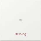 GIRA - Wippe Kontrollf. + Heizung Ein/Aus System 55 Reinweiß