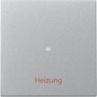 GIRA - Wippe Kontrollf. + Heizung Ein/Aus System 55 F Alu