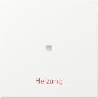 GIRA - Wippe Kontrollf. + Heizung Ein/Aus System 55 Reinweiß m