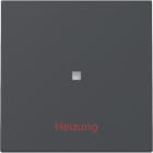 GIRA - Wippe Kontrollf. + Heizung Ein/Aus System 55 Anthrazit