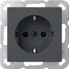 GIRA - SCHUKO-Steckd. SH o.Kr. SRK System 55 Anthrazit