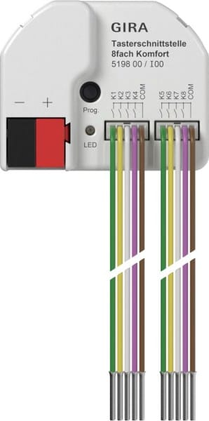 GIRA - Tasterschnittst. 8f Komfort KNX Secure