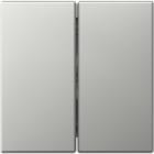 GIRA - Wippe 2f gerade System 55 Edelstahl