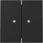 GIRA - Wippe 2f Kontrollf. System 55 Schwarz m