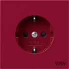 GIRA - SCHUKO-Steckd. SH WSV Flächenschalter Rot