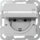 GIRA - SCHUKO-Steckd. KD BSF + SH System 55 Grau m