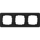 GIRA - Abdeckrahmen 3f Gira E1 Schwarz m