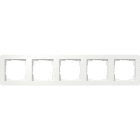 GIRA - Abdeckrahmen 5f Gira E1 Reinweiß m