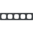 GIRA - Abdeckrahmen 5f Gira E1 Anthrazit