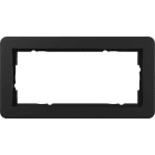 GIRA - Abdeckrahmen 2f o.M. Gira E1 Schwarz m