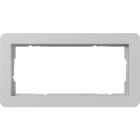 GIRA - Abdeckrahmen 2f o.M. Gira E1 Grau m