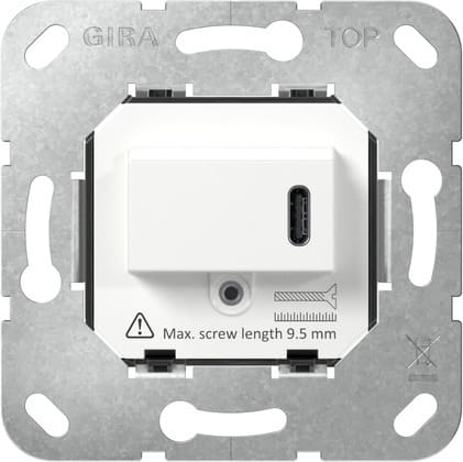 GIRA - USB-Spannungsvers. PD Typ C Einsatz Weiß