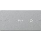 GIRA - Wippe Wippenset 2f indiv. Tastsens.4.55 F Alu