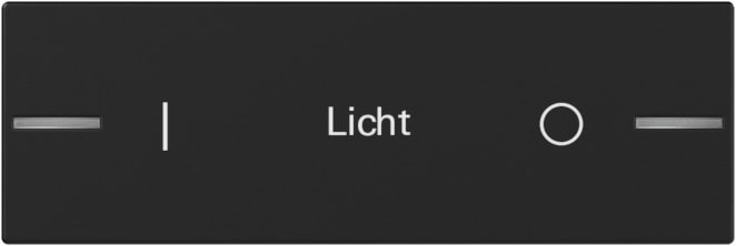 GIRA - Wippe Wippenset 3f indiv. Tastsens.4.55 Schwarz m
