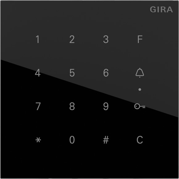 GIRA - Gira Keyless In Codetastaturmodul System 106 G Schwarz