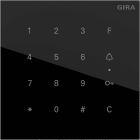 GIRA - Gira Keyless In Codetastaturmodul System 106 G Schwarz