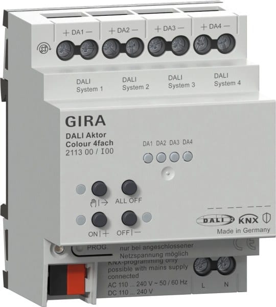 GIRA - DALI Aktor Colour 4f KNX REG