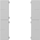 GIRA - Wippenset 2f Tastsens.4.55 Plus  Grau m