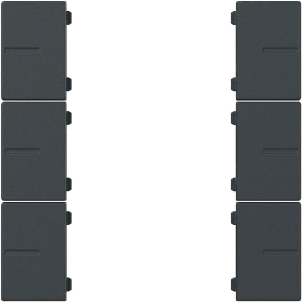 GIRA - Wippenset 3f Tastsens.4.55 Plus Anthrazit