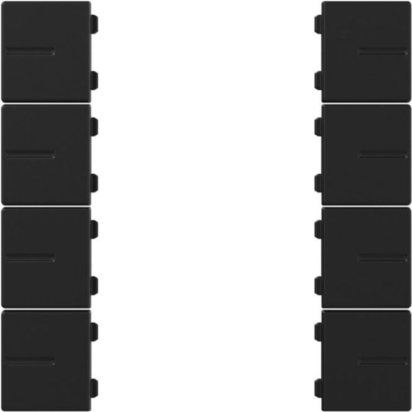 GIRA - Wippenset 4f Tastsens.4.55 Plus Schwarz m