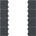 GIRA - Wippenset 4f Tastsens.4.55 Plus Anthrazit